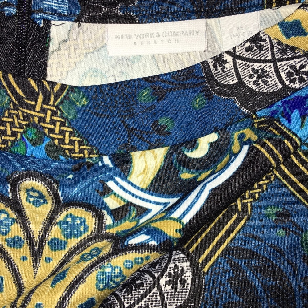 New York & Company Multi-print Dress - Picture 2 of 3